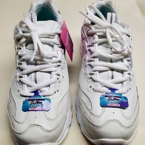 Skechers D'lites - Fresh Start Wide Fit Womens Trainers - Size 9